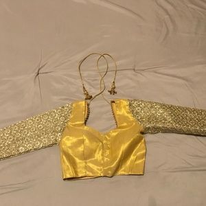 Gold blouse